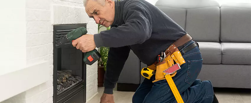 New Indoor Fireplace Installation in Darien, Illinois