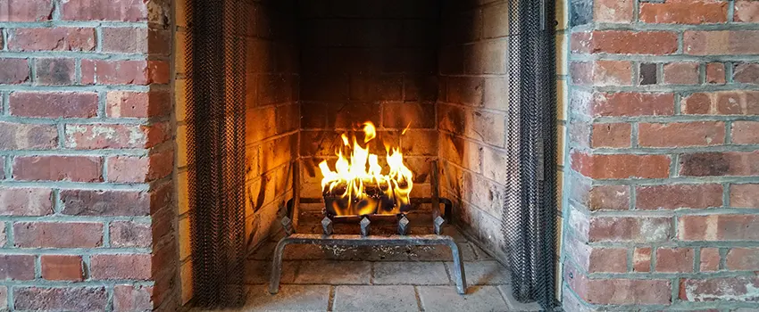 Repairing Damaged Fireplace Tiles in Darien, Illinois