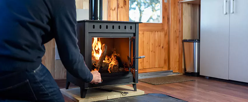 Open Hearth Wood Fireplace Installation in Darien, IL