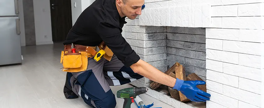 Fireplace Damaged Damper Frame Repair Services in Darien, Illinois